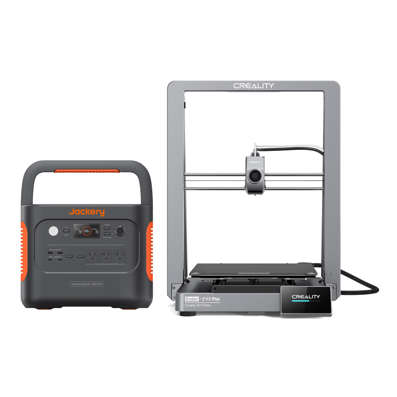 Jackery Explorer 1000 Plus  + Creality Ender-3 V3 Plus 3D Printer
