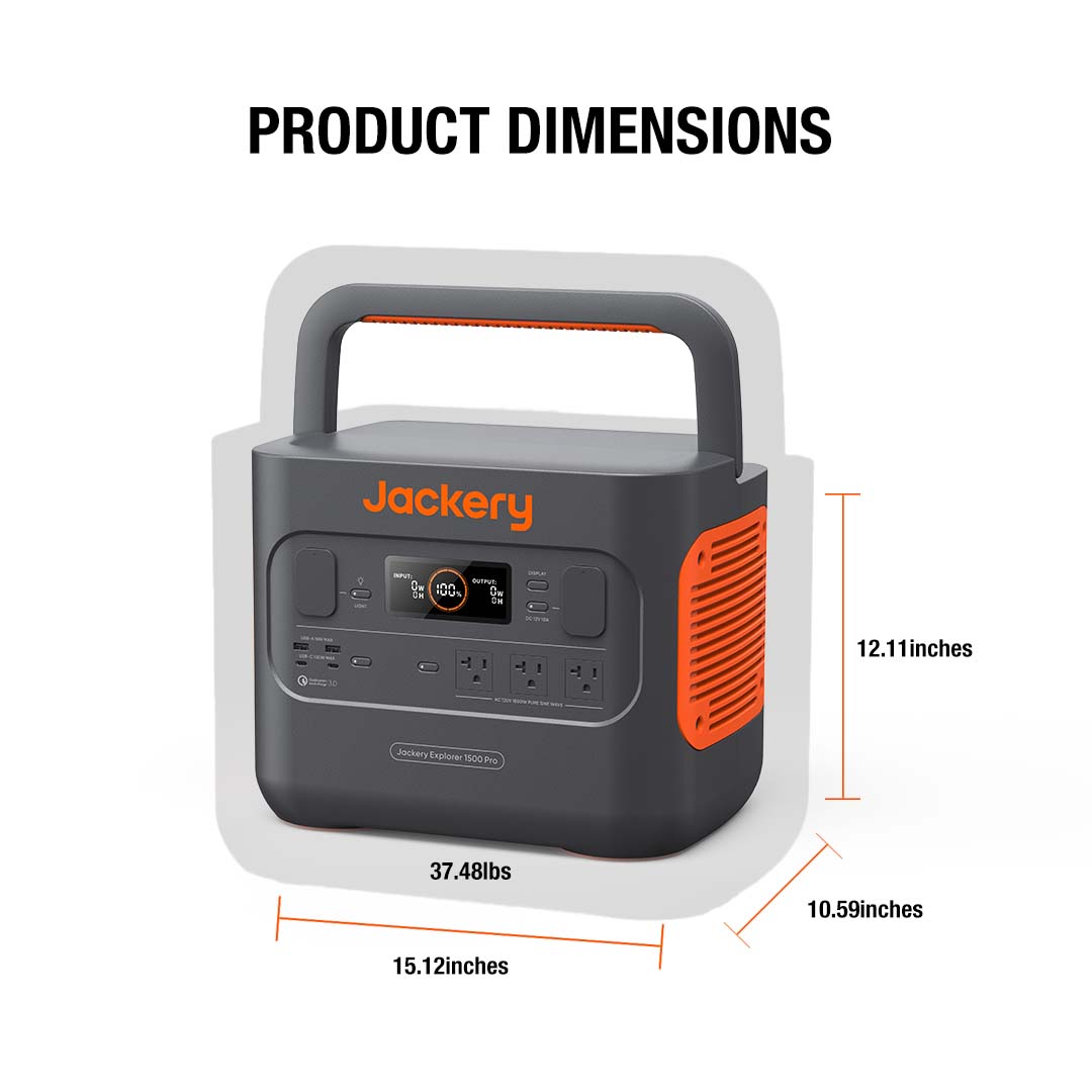 Jackery Explorer 1500 Pro Portable Power Station
