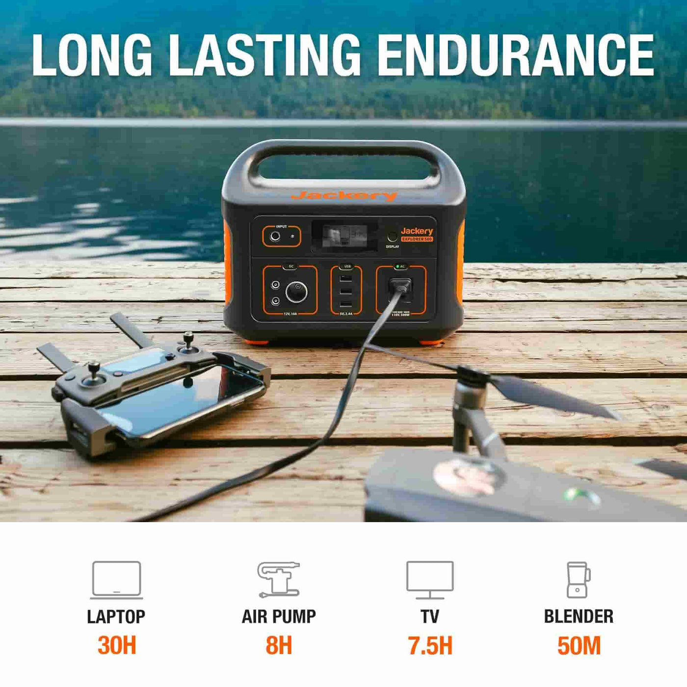Jackery Explorer 300 Portable Power Station (Refurbished)