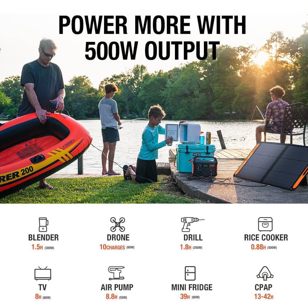 Jackery Explorer 550 Portable Power Station (Refurbished)