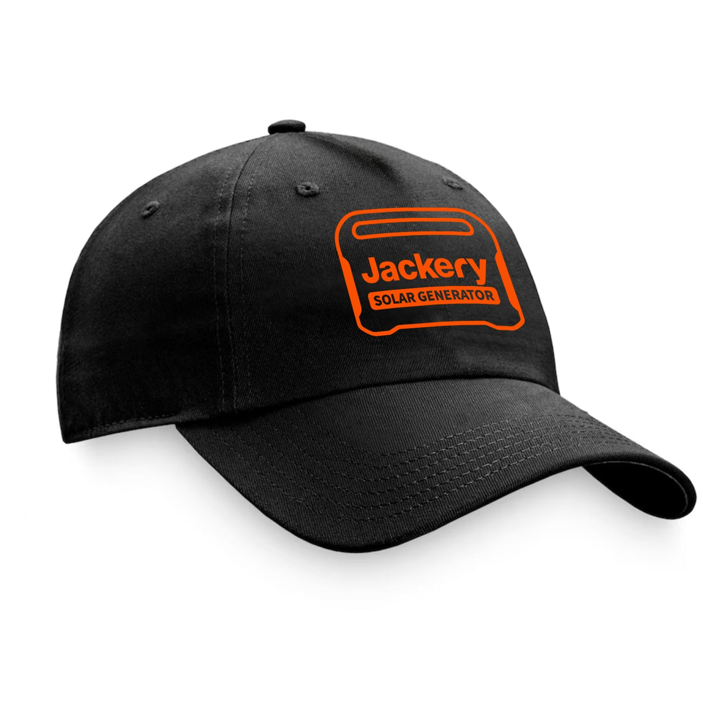 Jackery Solar Generators Black Long Bill Baseball Hat
