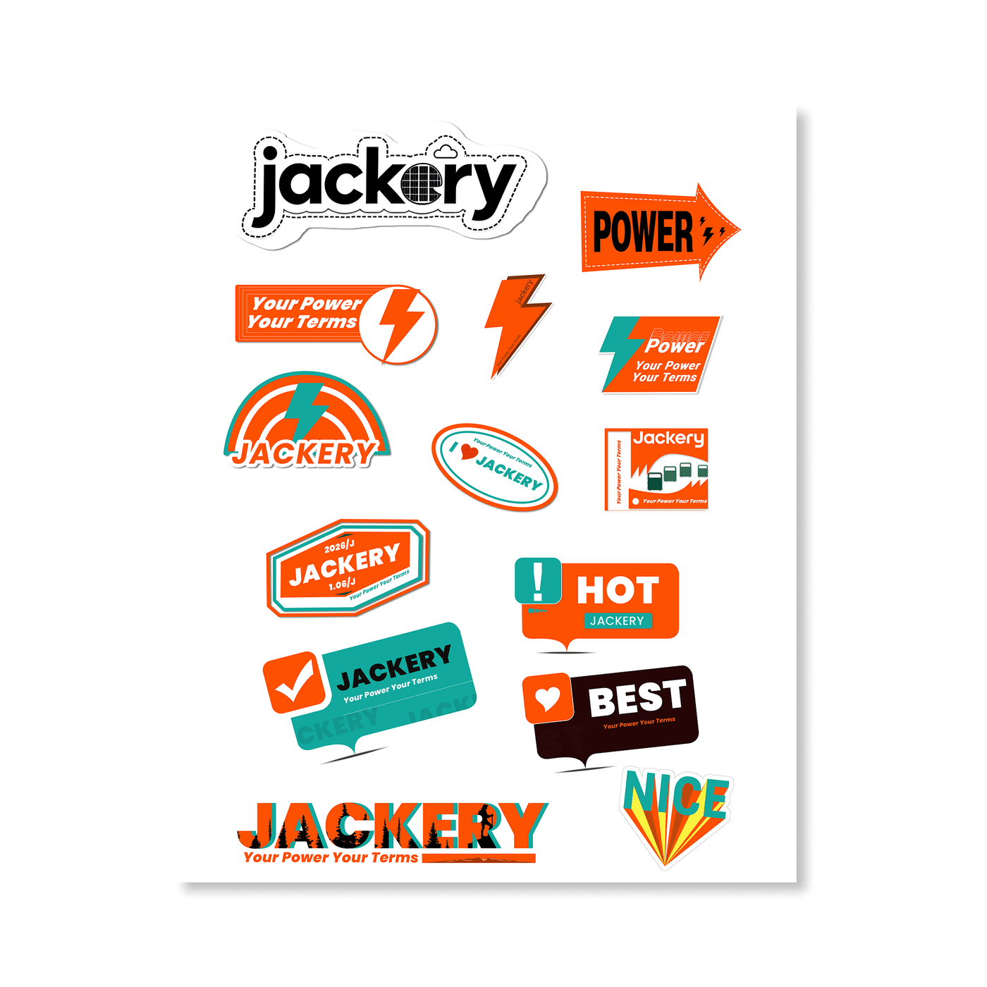 Jackery Sticker